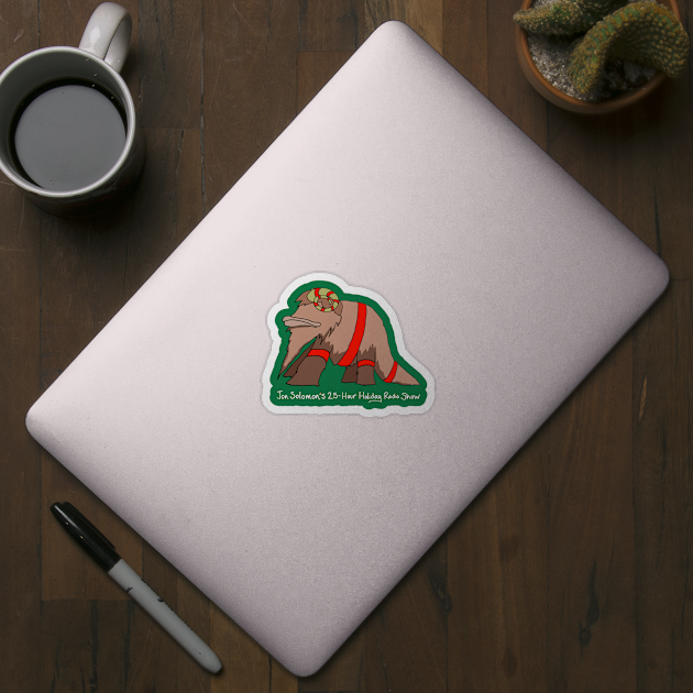 25-Hour Holiday Radio Show Gävle shirt (light text) by jonsolomon